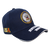 Left side view of Retired U.S. Navy Cap showing structured fit and durable stitching.