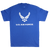 Made in the USA: US Air Force Solid Color Logo Front T-shirt