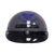 Front view of U.S. Air Force Motorcycle Half Helmet featuring Air Force logo and glossy blue finish.
