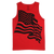 Front view of Made in the USA U.S. Marines Flag Tank Top featuring bold American flag design.