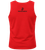 Back view of U.S. Marines Flag Tank Top displaying Globe and Anchor logo with patriotic detail.