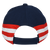 Back view of Navy Stars & Stripes Cap featuring red-and-white flag stripes and adjustable strap.