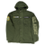Front view of U.S. Army Insulated Canvas Jacket featuring embroidered Army patch and rugged canvas body.
