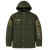 Front view of U.S. Army Insulated Canvas Jacket featuring embroidered Army patch and rugged canvas body.