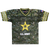 Front view of U.S. Army Digital Camo Embroidered Football Jersey with 3D ‘Army’ embroidery and digital camo design.