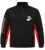Front view of U.S. Marines Color Block 1/4 Zip Sweatshirt with embroidered USMC emblem on left chest.
