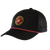 Right side view of U.S. Marines Perforated Rope Cap with bold embroidered Marine Corps logo, gold rope accent, and breathable mesh-style panels.