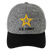Variegated Army Cap – Grey & Black Adjustable U.S. Army Hat