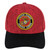 Variegated Marines Cap – Red & Black Adjustable Military Hat