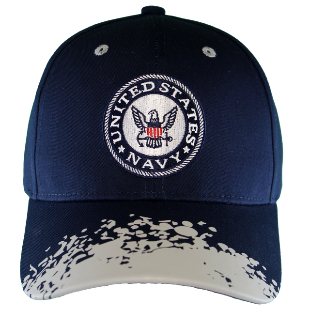Shattered Skull Cap Beanie Navy