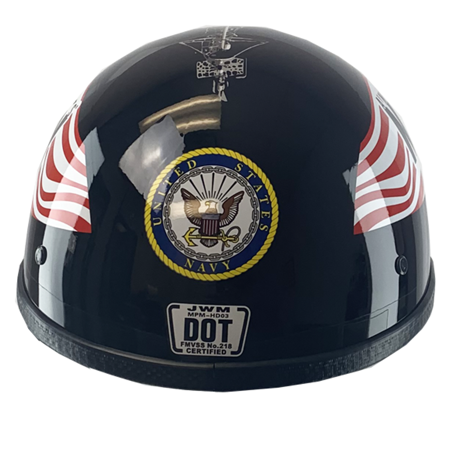 Officially Licensed - US Navy Motorcycle Helmet