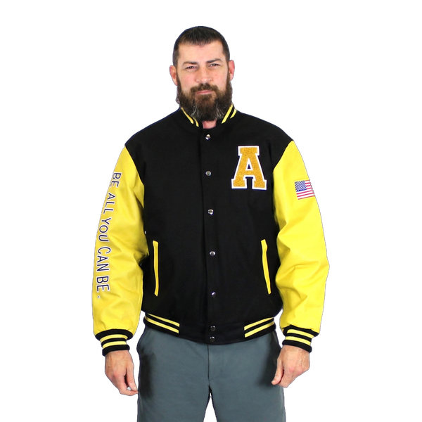 U.S. Army Leather Varsity Jacket | Official Military Heritage