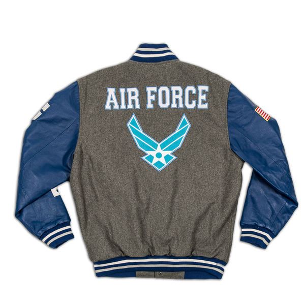 Officially Licensed US Air Force Leather Varsity Jacket