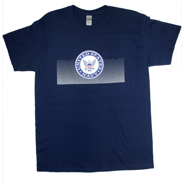 Officially Licensed - US Navy Fading Dots T-shirt