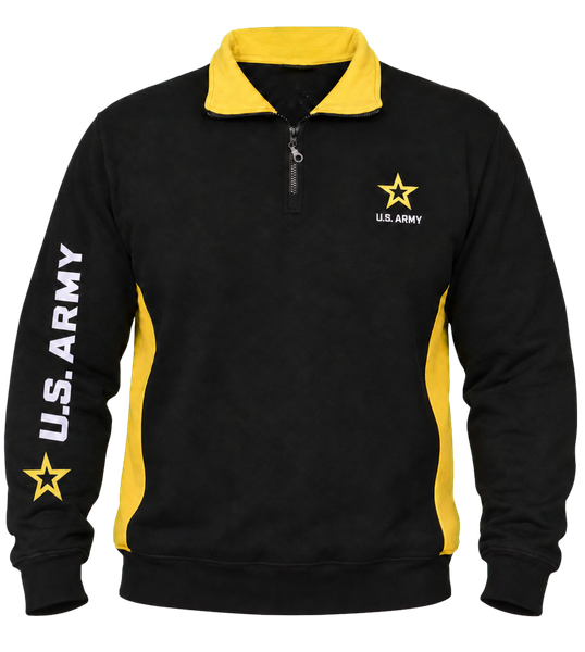 U.S. Army Color Block 1/4 Zip Sweatshirt | Official Military