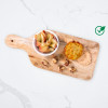Broccoli Cheddar Fritter with Fresh Fruit and Pecan Clusters - Seattle Suttons Healthy Eating