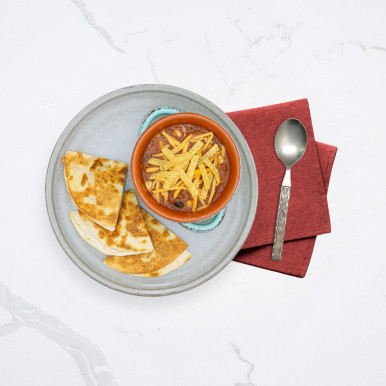 Loaded Vegetarian Quesadilla & Tortilla Soup - Seattle Sutton's Healthy Eating