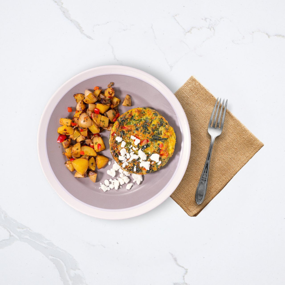 Spinach and Goat Cheese Frittata - Seattle Sutton's