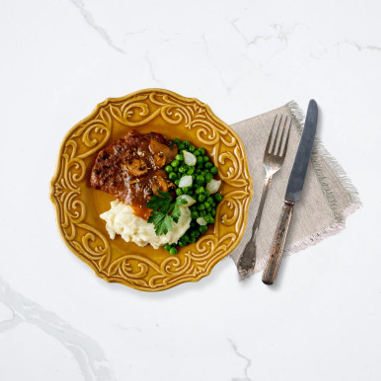 Peppered Lentil Salisbury Steak - Seattle Sutton's Healthy Eating Peppered Lentil Salisbury Steak - Seattle Sutton's Healthy Eating