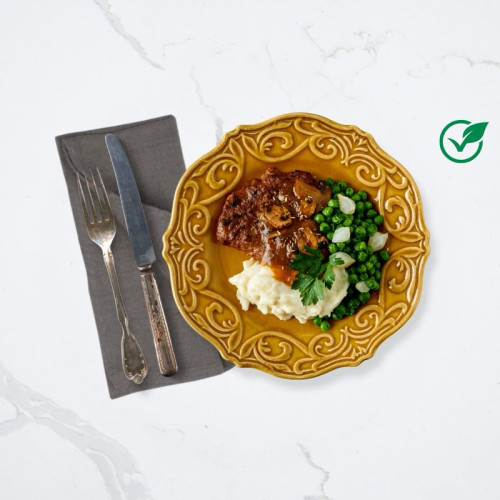 Peppered Lentil Salisbury Steak - Seattle Sutton's Healthy Eating