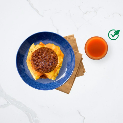 Vegetarian Sausage and Egg Breakfast Sandwich - Seattle Sutton's Healthy Eating
