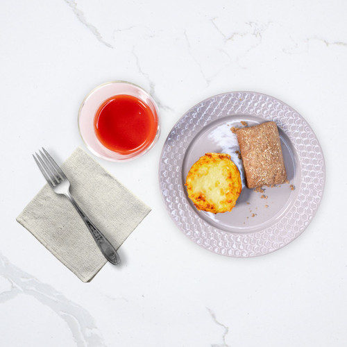 Swiss Cheese Egg Bake with Roll and Tomato Juice - Seattle Sutton's Healthy Eating Swiss Cheese Egg Bake with Roll and Tomato Juice - Seattle Sutton's Healthy Eating
