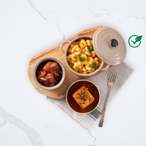 Macaroni & Cheese with BBQ Glazed Cauliflower - Seattle Suttons Healthy Eating