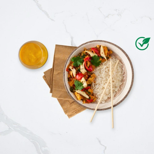 Vegetarian Thai Coconut Curry with Rice - Seattle Sutton's Healthy Eating