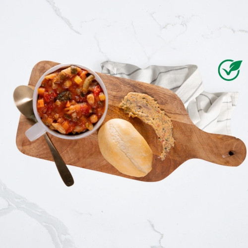 Seattle Sutton's Genoa Minestrone and French Roll