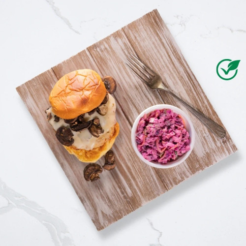 Seattle Sutton's Mushroom Swiss Veggie Burger