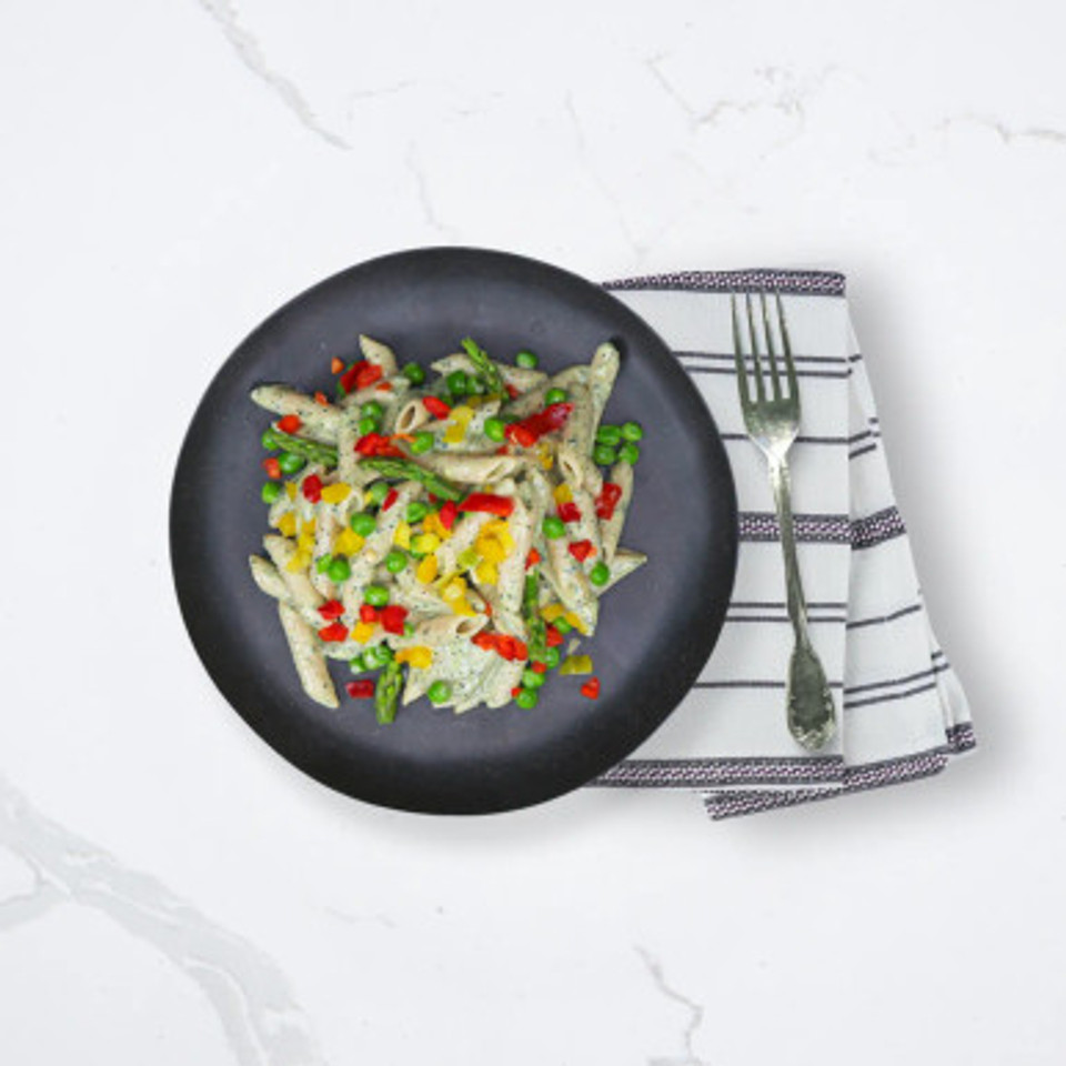 Pesto Cream Penne - Seattle Sutton's Healthy Eating Pesto Cream Penne - Seattle Sutton's Healthy Eating