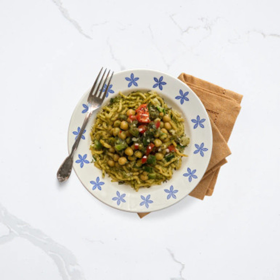 Pasta Verde with Guajillo Garbanzos - Seattle Sutton's Healthy Eating