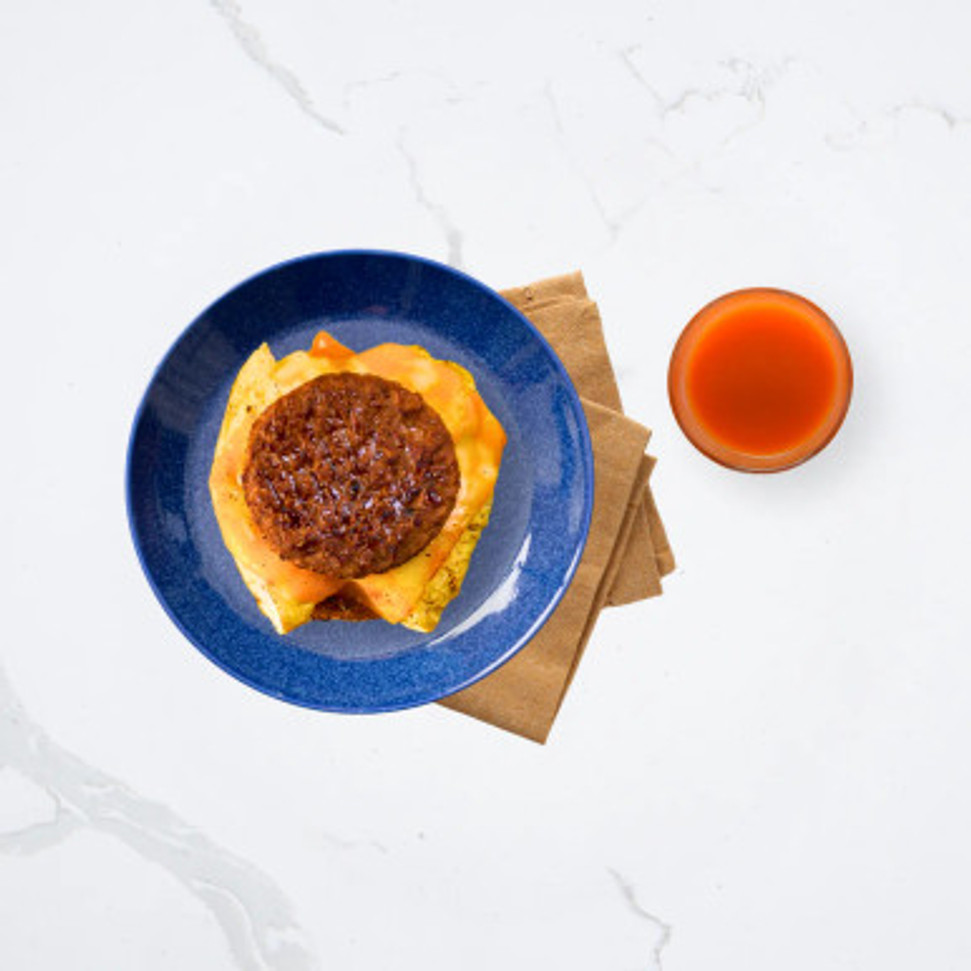 Vegetarian Sausage and Egg Breakfast Sandwich - Seattle Sutton's Healthy Eating