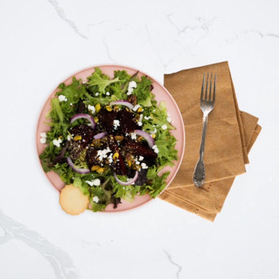 Roasted Beet and Goat Cheese Raspberry Vinaigrette Salad - Seattle Sutton's Healthy Eating