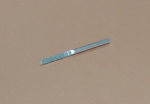 Diamond Machine File .079" x .040" with Diamond on Top Face Only, 100 Grit