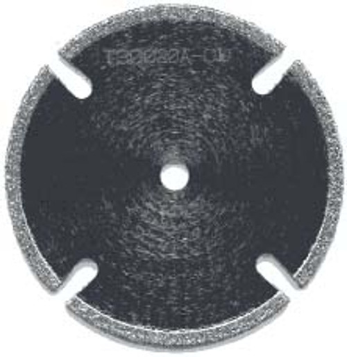 1" X 1/16" X 1/4" Bore Slotted Diamond Saw Blade