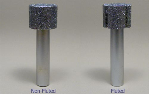 1" X 1-1/2" X 1/2" x 3" OAL Non-Fluted Diamond Router