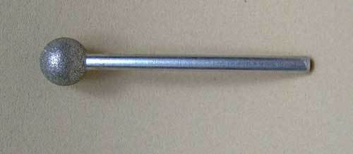 Diamond Ball Tool 3/16" Ball Diameter, 140/170 Grit Diamond