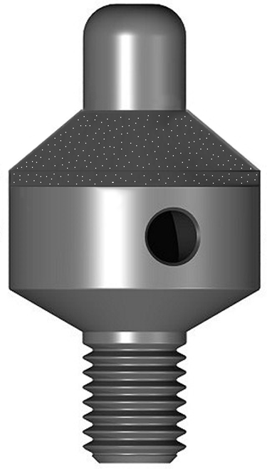 100 Degree Diamond Countersink with #11 integrated pilot - 1/2" diameter X 1/4"-28 threaded shank; 40/50 grit diamond