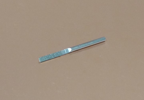 Diamond Machine File .079" x .040" with Diamond on Top Face Only, 200 Grit