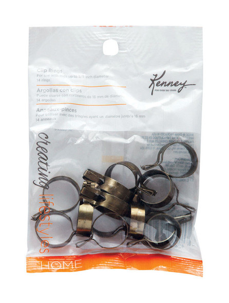 CLIP RING BRONZ 3/4" 14PK