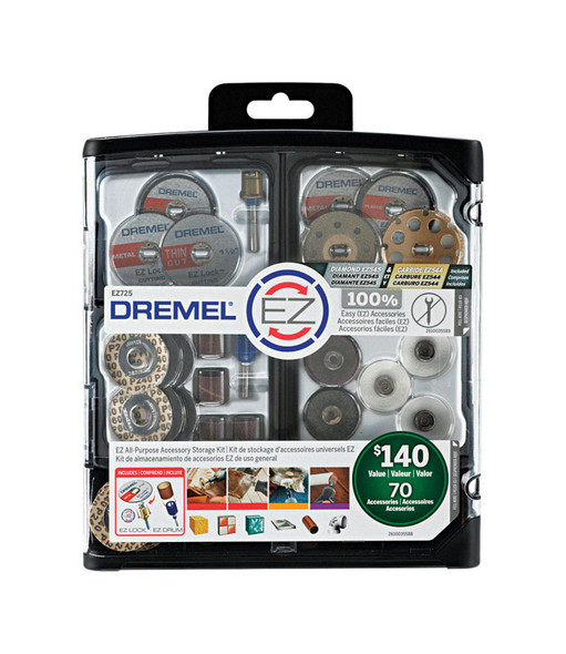 DREMEL EZ LOCK ACCY 70PC