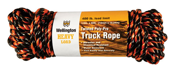 TRUCK ROPE POLY 1/2"X50'