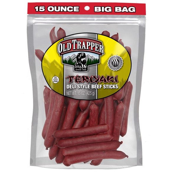 BEEF STICKS TERIYKI 15OZ