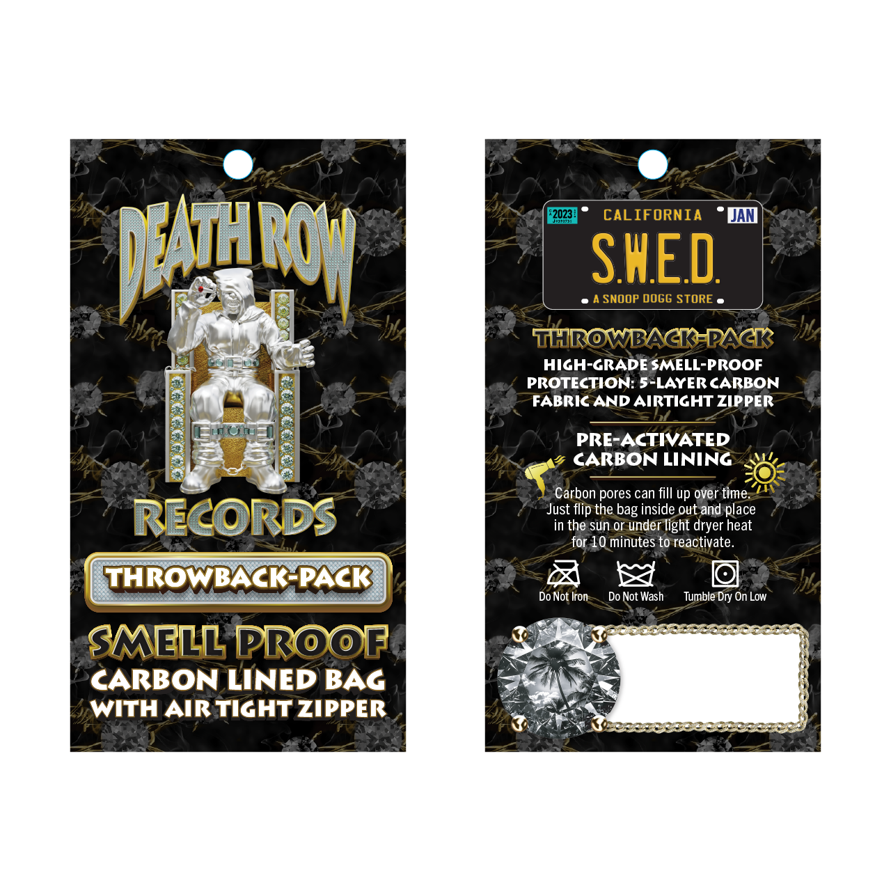 Death Row Throwback Pack – Smell-Proof Backpack - SWED