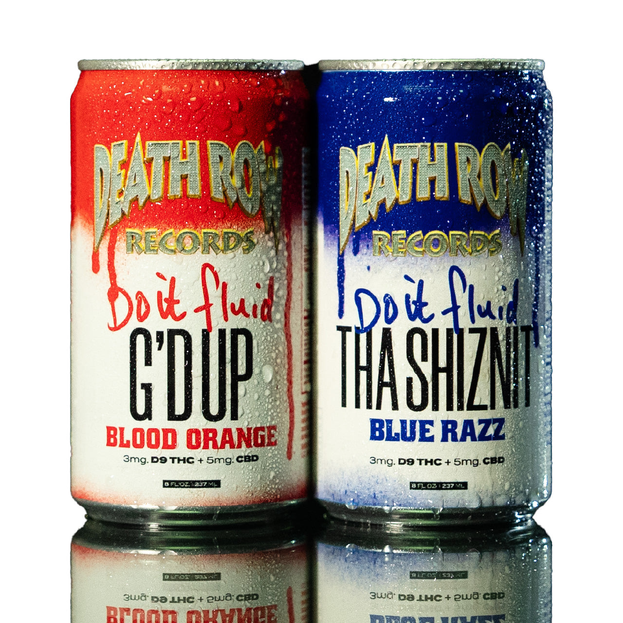 Death Row Records - Do it Fluid - Low Dose 3mg THC + 5mg CBD - 8oz Beverage - SWED