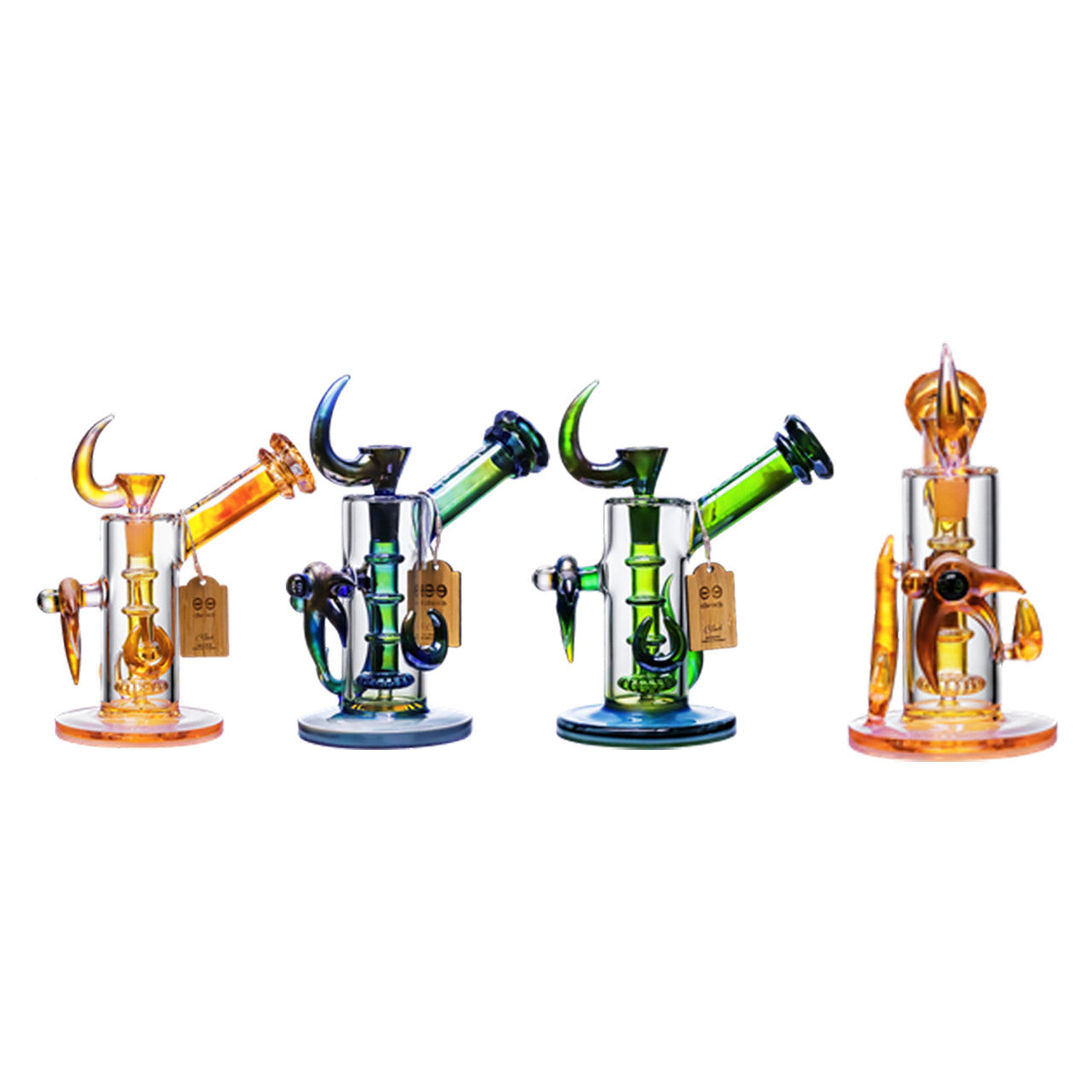 Cheech Glass - 8" Very Demure Water Pipe - with 14M Bowl - SWED