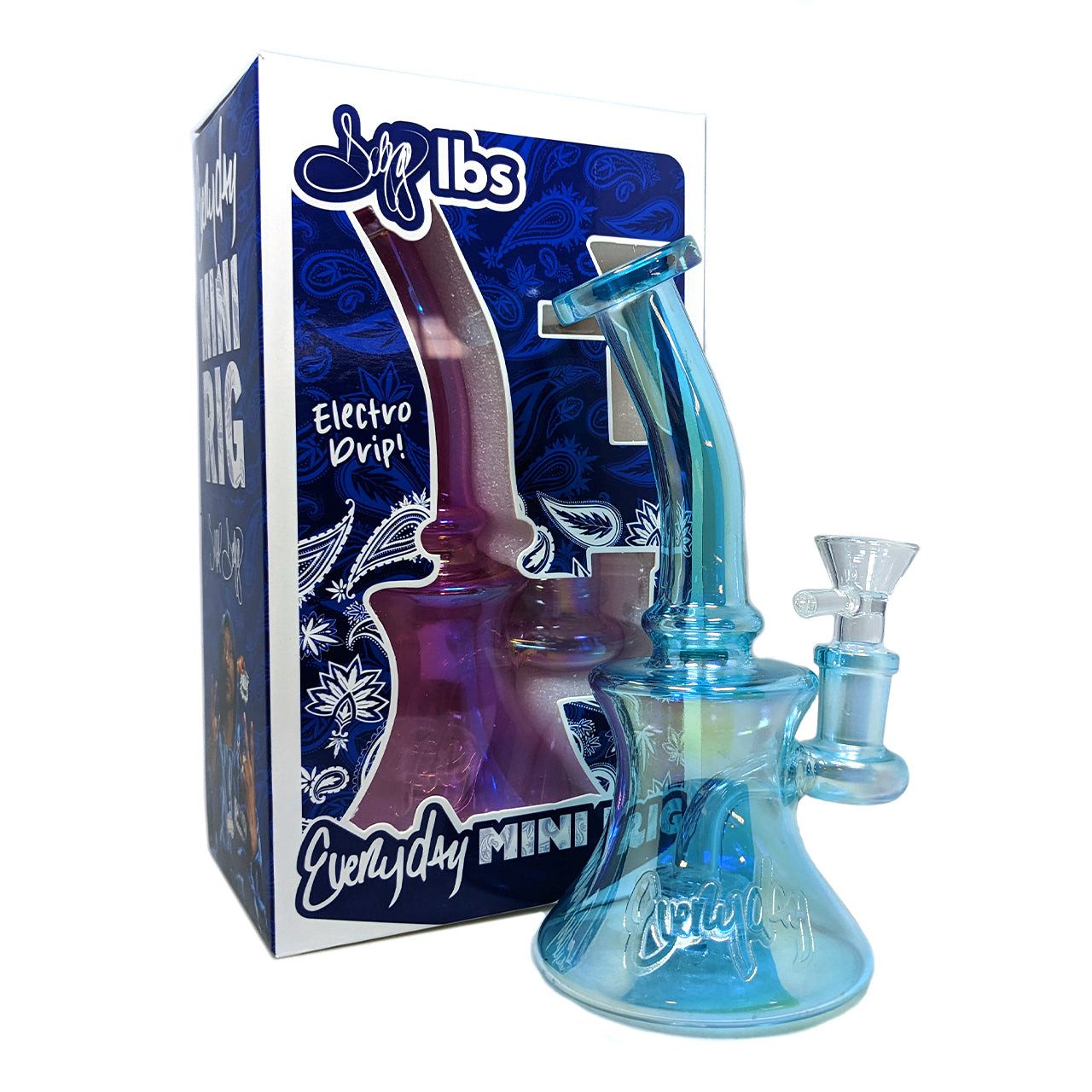 Dogg lbs - Everyday 5" Assorted Electro Plated Rig Water Pipe