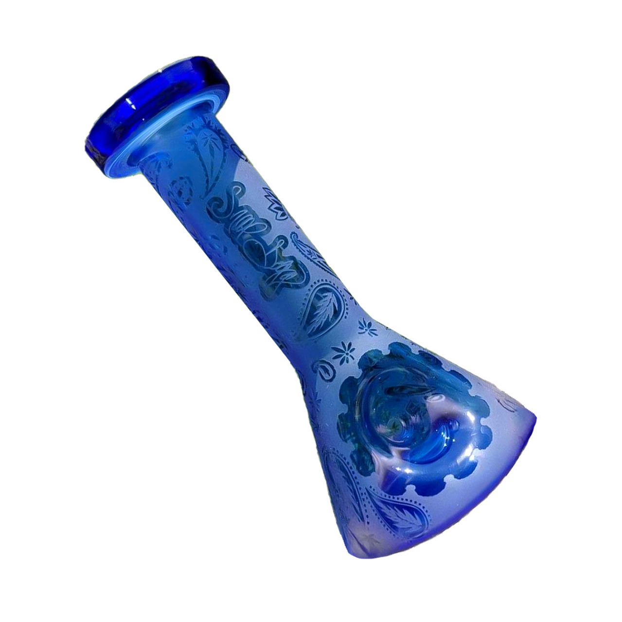 Snoop Dogg lbs - 5" Paisley Beaker Hand Pipe - Blue - SWED