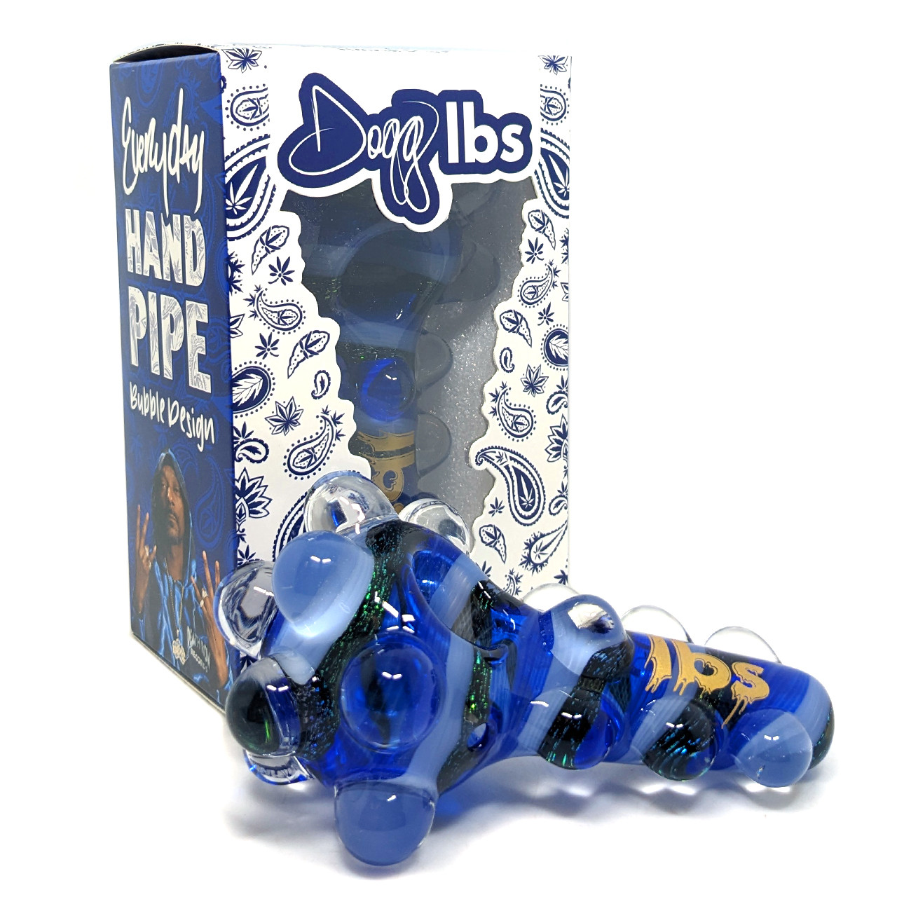 Dogg lbs - 4.5" Heady Spoon Hand Pipe - Blue